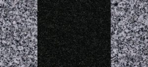 025 Granito Negro Absoluto con 003 Granito Gris Quintana