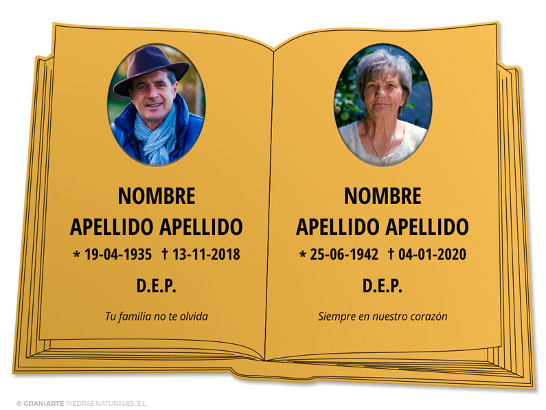 Placa Funeraria PF01105803 Placa Funeraria PF01105803