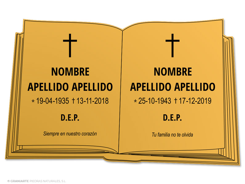 Placa Funeraria PF01205803 Placa Funeraria PF01205803