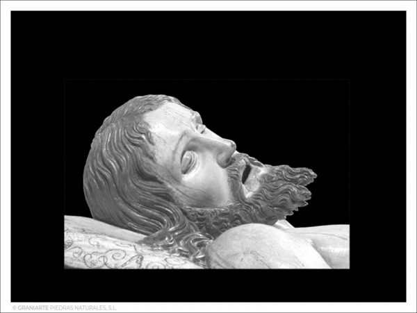 Cristo Yacente - Grabado directo sin formato