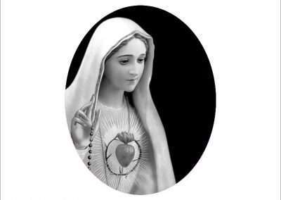Grabado IML.006 Virgen del Sagrado Corazón