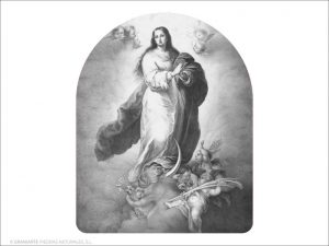 Inmaculada Concepción - Grabado cajeado en capilla