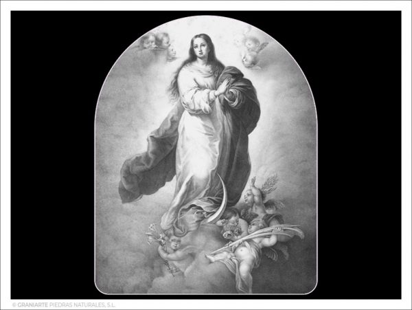 Inmaculada Concepción - Grabado directo en capilla