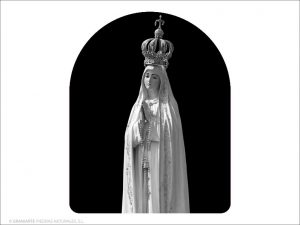 Virgen de Fátima - Grabado cajeado en capilla