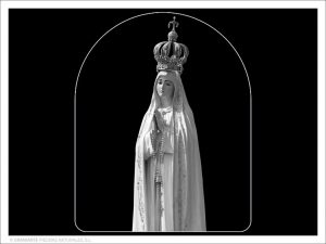 Virgen de Fátima - Grabado directo en capilla