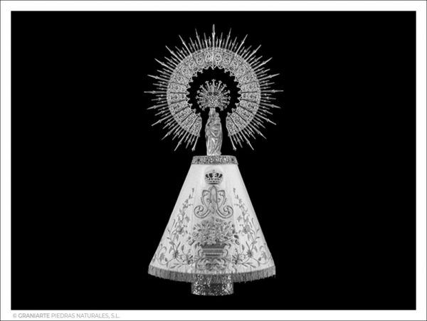 Virgen del Pilar - Grabado directo sin formato