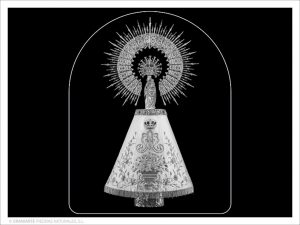 Virgen del Pilar - Grabado directo en capilla