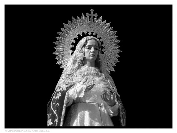 Virgen de la Esperanza - Grabado directo sin formato