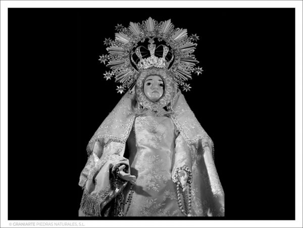 Virgen de Gracia - Grabado directo sin formato