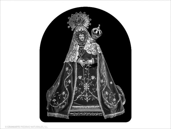 Virgen del Viso - Grabado cajeado en capilla