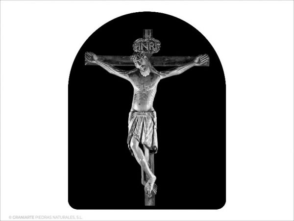 Cristo de Morales - Grabado cajeado en capilla
