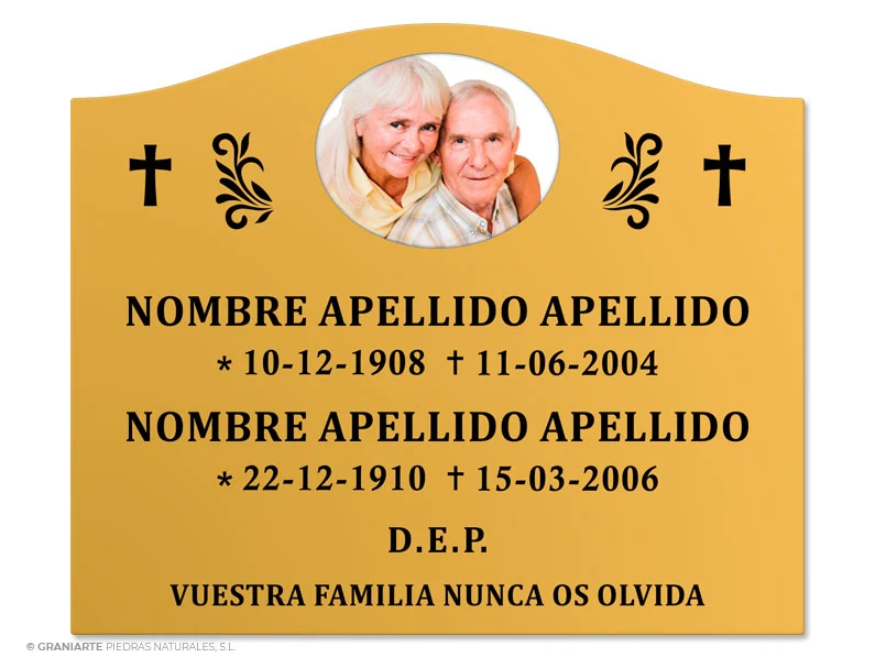 Placa Funeraria PF03105803 Placa Funeraria PF03105803