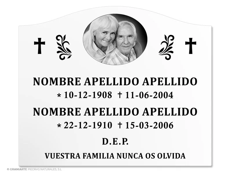 Placa Funeraria PF03205710 Placa Funeraria PF03205710