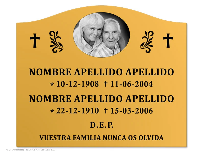 Placa Funeraria PF03205803 Placa Funeraria PF03205803