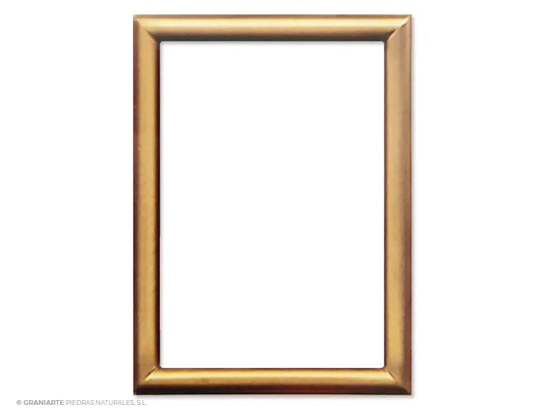 Aro bronce para fotoceramica rectangular