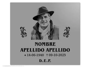 Placa Funeraria PF03505903