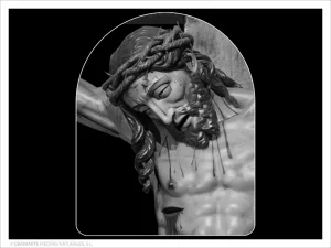 Cristo de las Injurias - Grabado directo en capilla