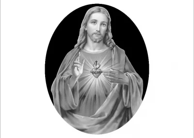 Grabado IML.003 Corazón de Jesús