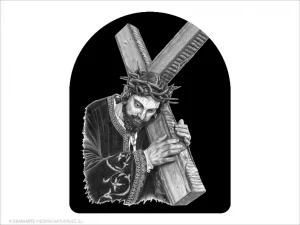 Nazareno - Grabado cajeado en capilla