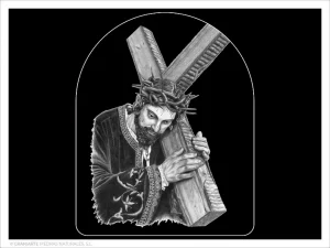 Nazareno - Grabado directo en capilla