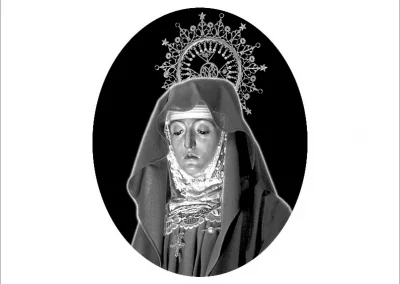 Grabado IML.015 Virgen de la Soledad