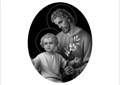 Grabado IML.034 San José y el Niño