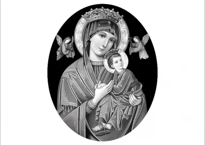 Grabado IML.019 Virgen del Perpetuo Socorro