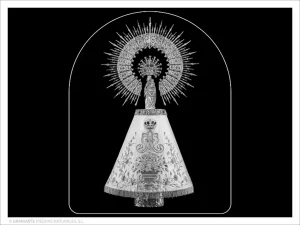 Virgen del Pilar - Grabado directo en capilla