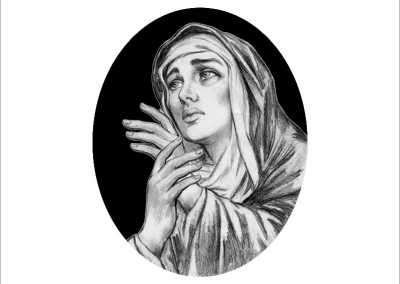 Grabado IML.022 Virgen de la Piedad