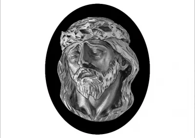 Grabado IML.032 Rostro de Cristo