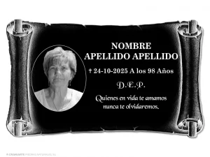 Placa Funeraria PF03706005