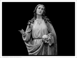 Maria Magdalena - Grabado directo sin formato