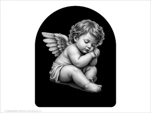 Ángel Niño - Grabado cajeado en capilla