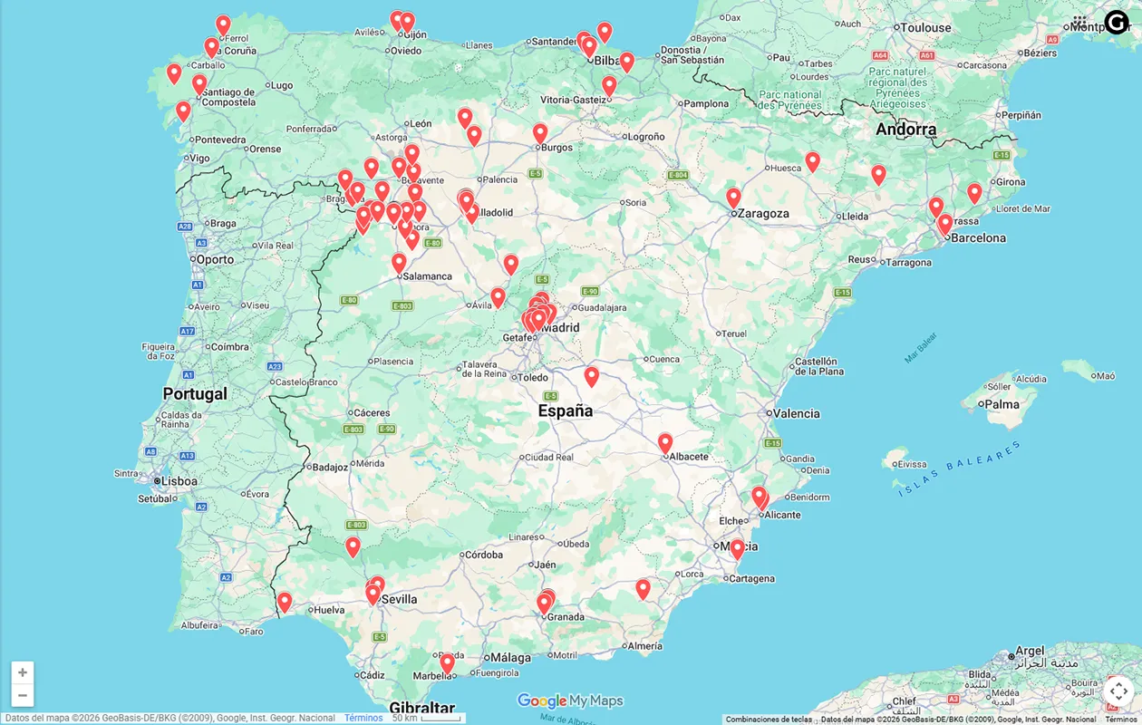 graniarte-map Mapa